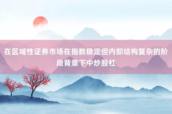 在区域性证券市场在指数稳定但内部结构复杂的阶段背景下中炒股杠